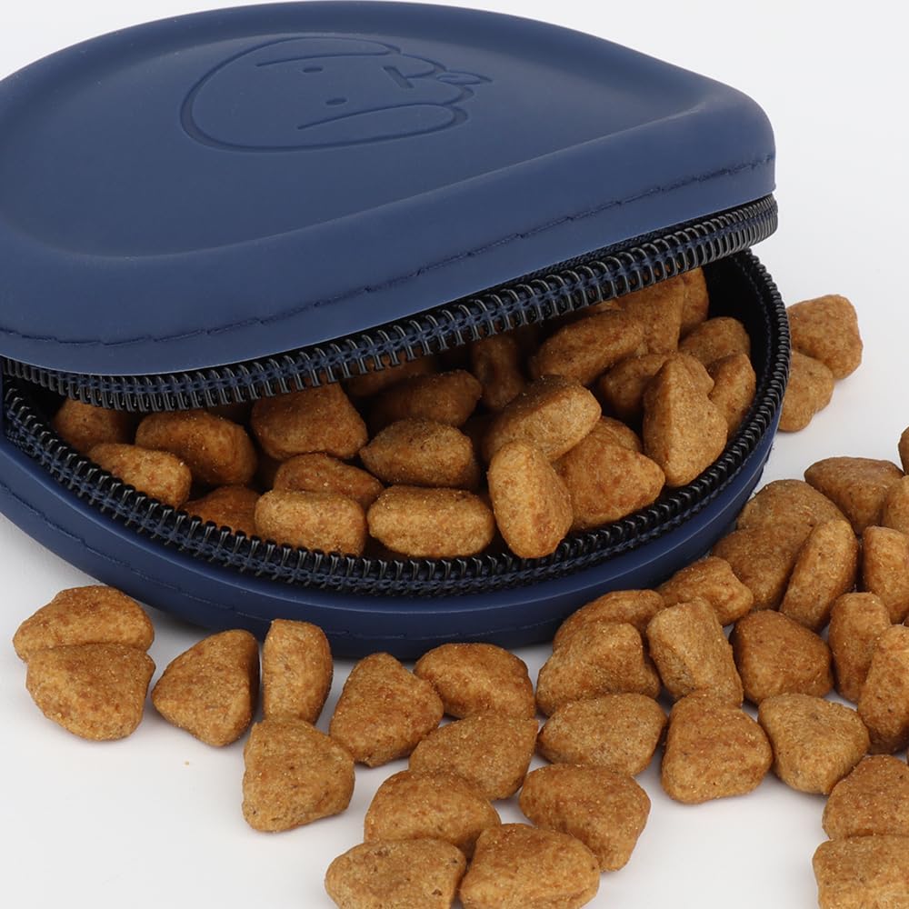 FIDWALL Leckerli-Tasche aus Silikon,2 Stück,Futtertasche für Hundetraining,Hundezubehör,Taschengröss