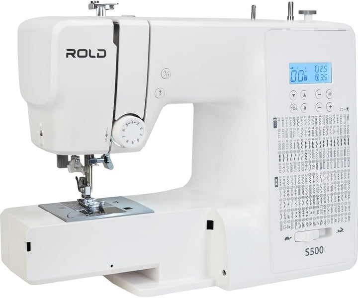 Rold S500 Computer Nähmaschine mit 300 Stichen zum Nähen aller Arten von Stoffen | Freiarm Computer-