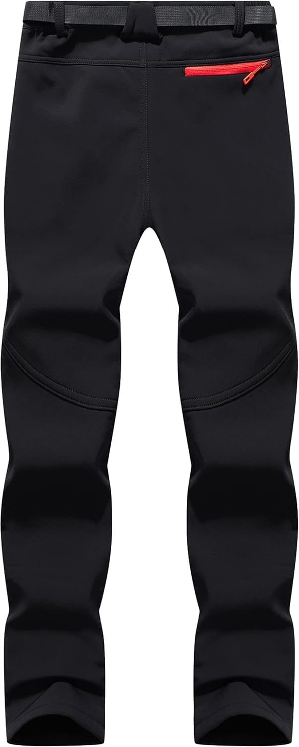 BenBoy Herren Wanderhose Wasserdicht Softshellhose Outdoorhose Winddicht Warm Gefüttert Skihose Snow