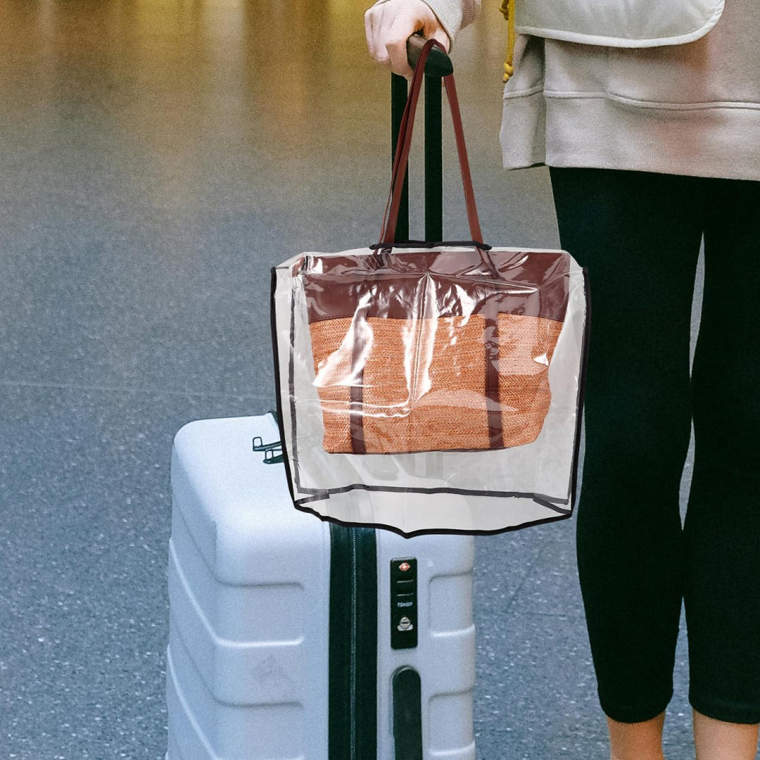 Regenschutzhülle Für Handtaschen Transparente wasserdichte Taschenhülle Mit Faltbarem Design Praktis