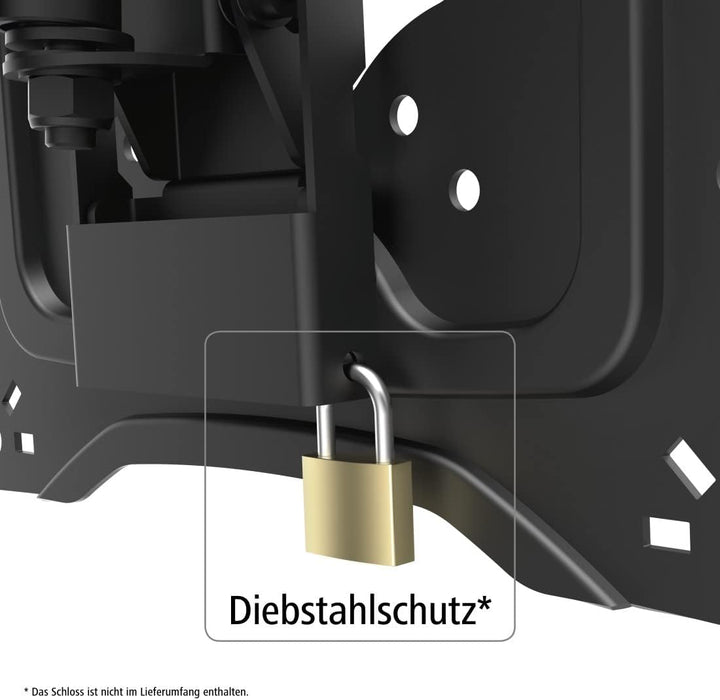 Hama TV Wandhalterung schwenkbar 180°, neigbar, ausziehbar (TV Halterung für Fernseher mit 19 bis 48