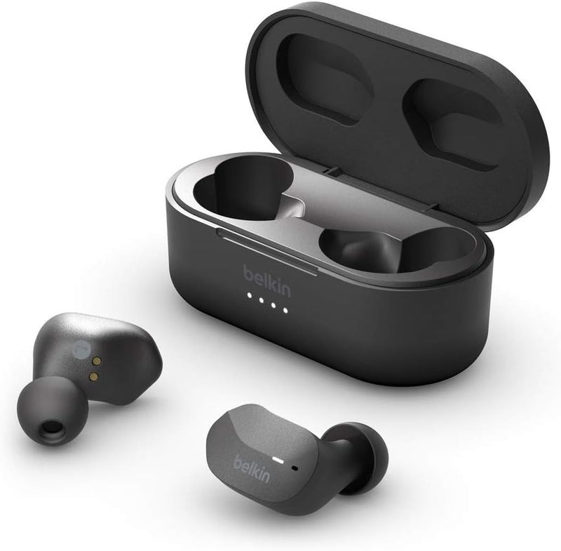 Belkin SoundForm True Wireless In-Ear-Kopfhörer (Bluetooth-Ohrhörer für iPhone, Geräte von Samsung u