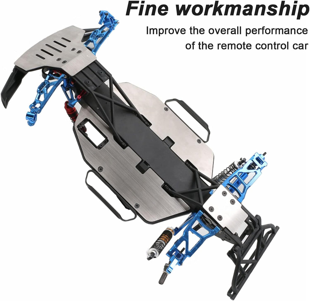 RC Chassis Protector Armor, Edelstahl Chassis Armor für Traxxas Slash 2WD 1/10 RC Car Upgrade Teile