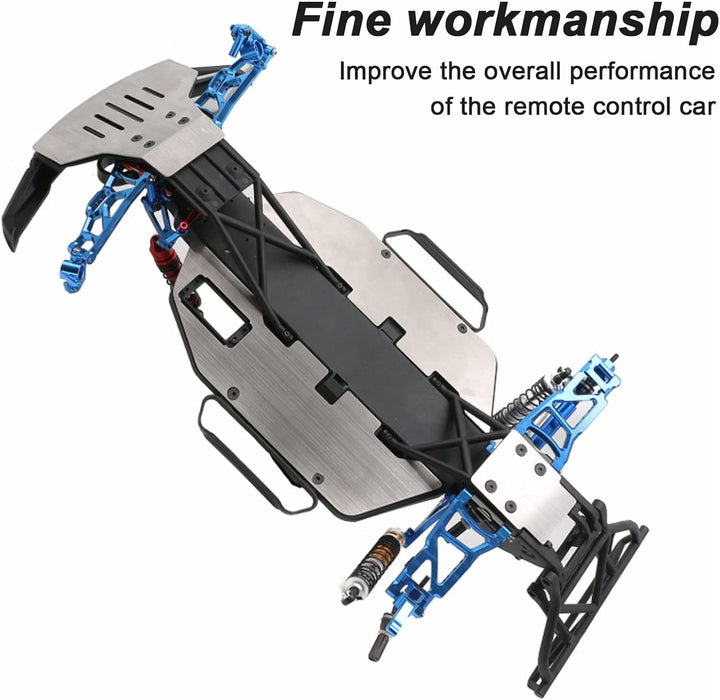 RC Chassis Protector Armor, Edelstahl Chassis Armor für Traxxas Slash 2WD 1/10 RC Car Upgrade Teile