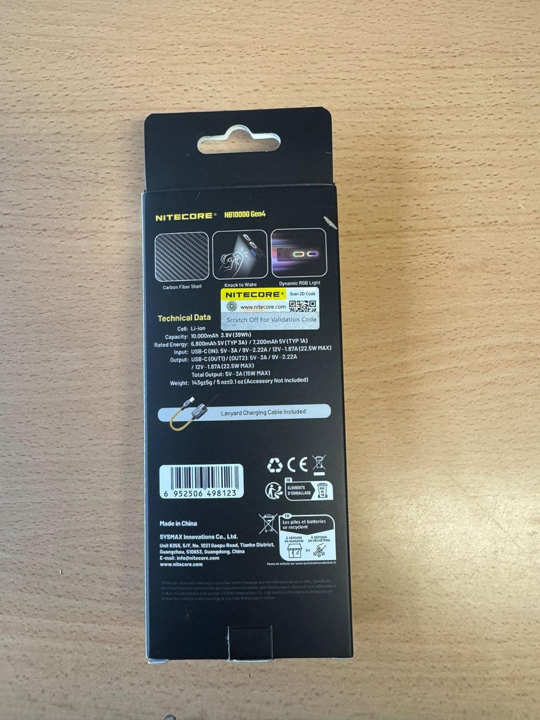 Nitecore NB10000 Gen4