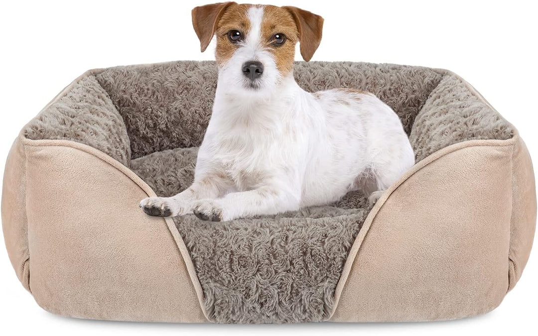 JOEJOY Hundebett Mittelgrosse Hunde, Anti-Angst Hundekorb rutschfest Hundebetten, Hundebett Waschbar