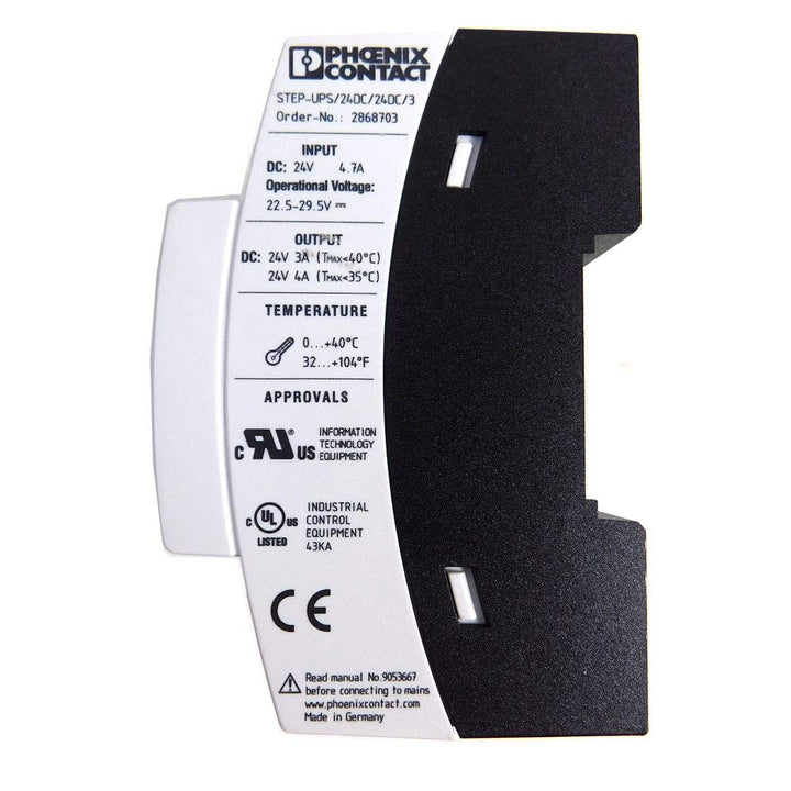 Phoenix Contact STEP-UPS DIN-Schienen USV Stromversorgung 72W, 24V dc / 3A