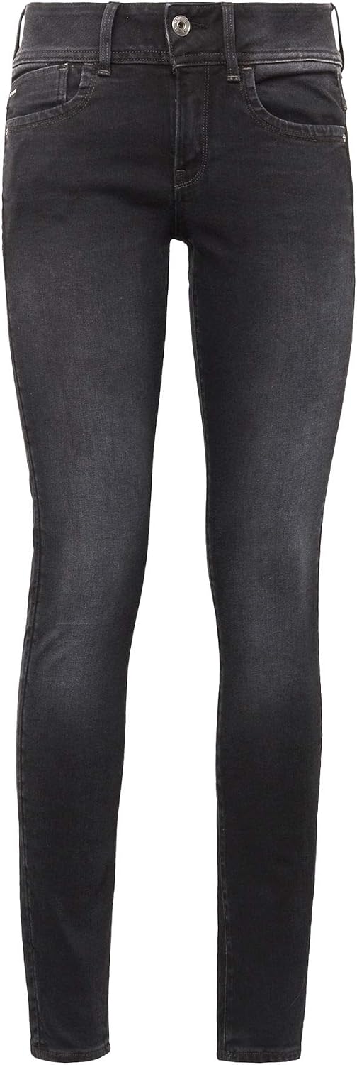 G-Star Damen Lynn Mid Skinny Jeans 24W Schwarz (Dusty Grey D06746-b472-a799), 24W Schwarz (Dusty Gre