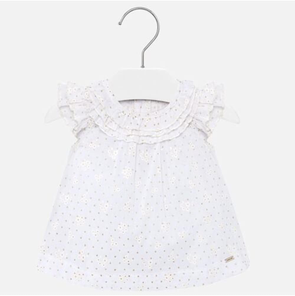 Mayoral Baby-T-Shirt, T-Shirt für Mädchen und Jungen, 6-24 Monate, Kurzarm, Rosa und Gelb, Baumwolle