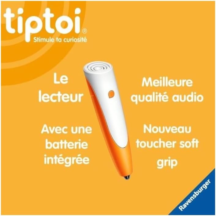Ravensburger - tiptoi® – Starter Set – Leser + Buch Die Enzyklopädie der neugierigen P'tits curieux