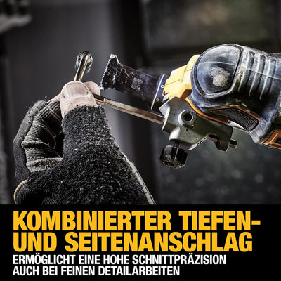 Dewalt 18V oszillierendes Akku-Multi-Tool DCS356NT (bürstenlos, 29-tlg. Zubehör für Schleif- und Säg