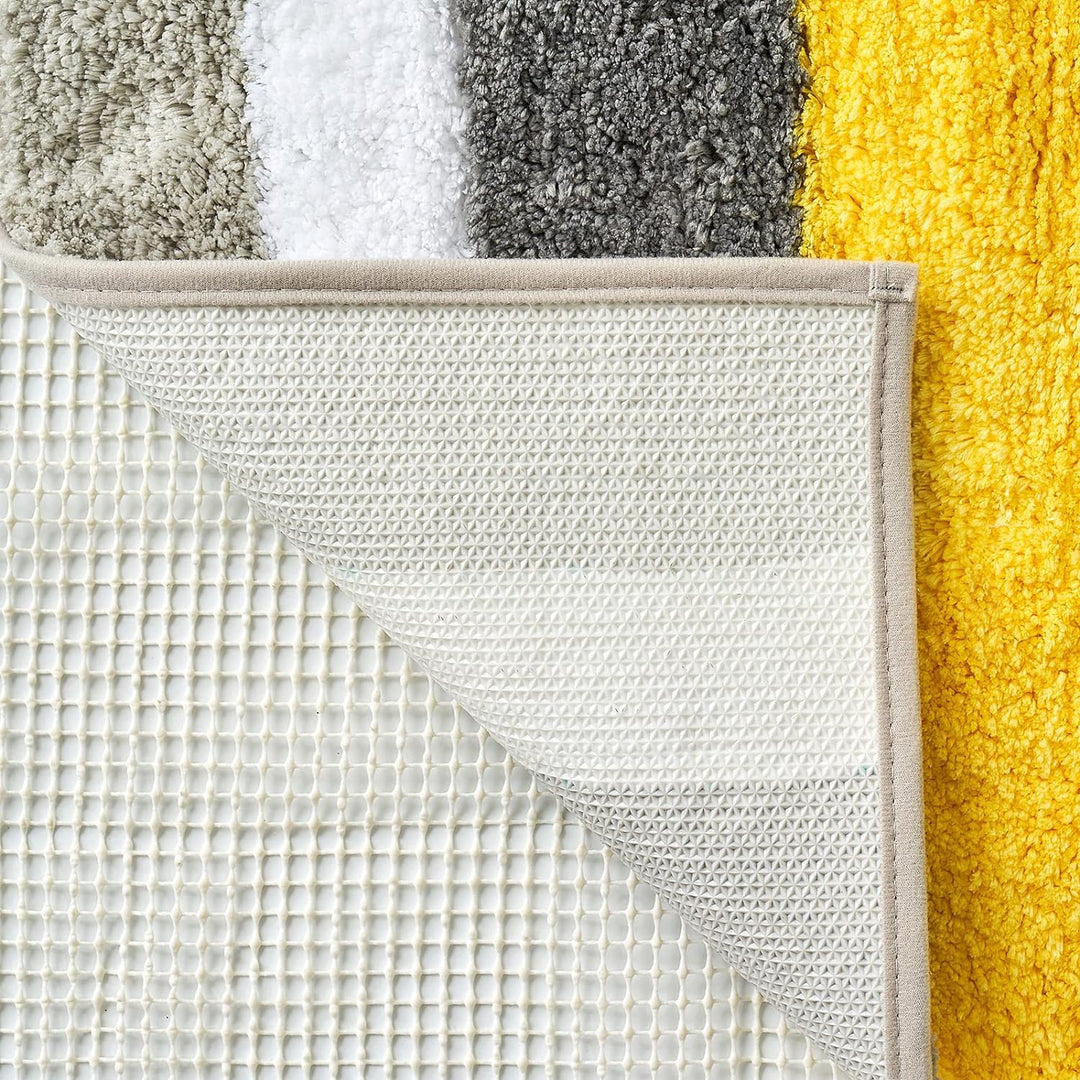 MIULEE Badematte Badteppich Duschmatte Non Slip Badvorleger Fussmatte Dekorativ Badzimmermatte Flaus