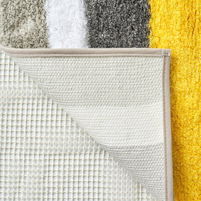 MIULEE Badematte Badteppich Duschmatte Non Slip Badvorleger Fussmatte Dekorativ Badzimmermatte Flaus