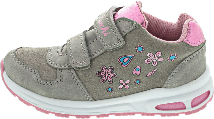 Lurchi Mädchen Valeria Sneaker 30 EU Grau, 30 EU Grau