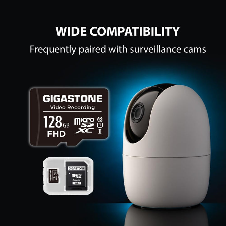 GIGASTONE 128GB MicroSDHC Speicherkarte 5er-Pack + SD Adapter, für Action-Kamera, GoPro, Drohne und