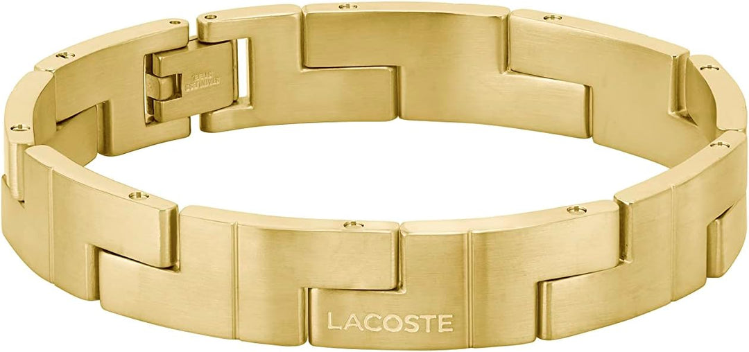 Lacoste Armband mit Knebelverschluss für Herren Kollektion Yellow Gold, Yellow Gold