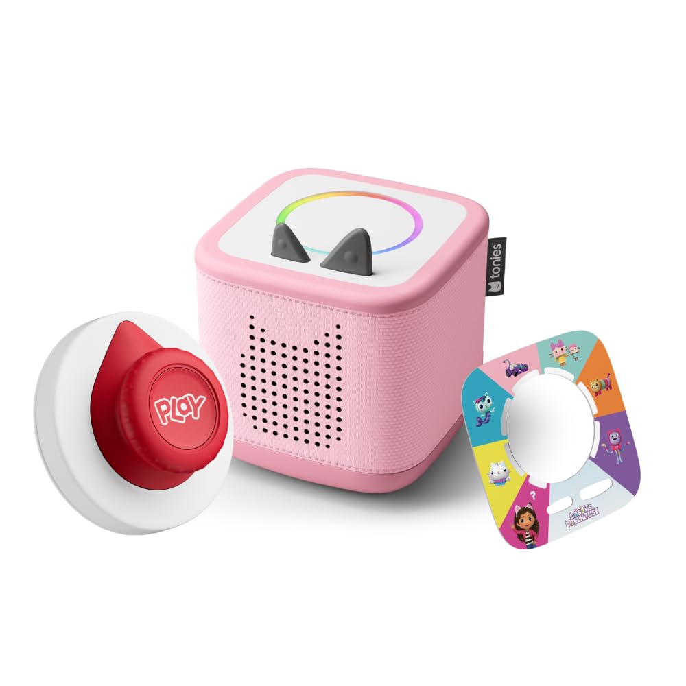 tonies Toniebox 2 Tonieplay Bundle Incl. 1 Tonieplay Spiel + Controller: Gabby's Dollhouse, Pink, Au