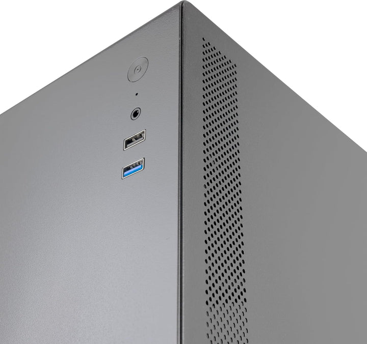 biomag Tacens NOVAX, Ultra-kompaktes Micro-ATX PC-Gehäuse, Ultra-Robustes Ganzmetall-Design, 1x 80mm