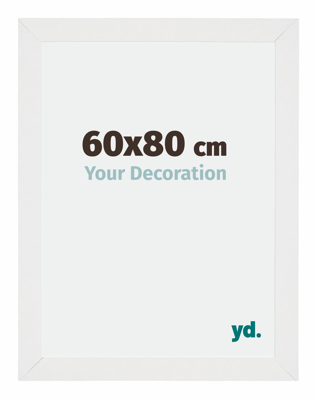 yd. Your Decoration - Bilderrahmen 60x80 cm - Bilderrahmen aus MDF mit Acrylglas - Antireflex - Ausg