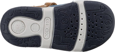 Geox Baby-Jungen B Sandal Tapuz Boy A Erste Schritte 18 EU Caramel Navy, 18 EU Caramel Navy