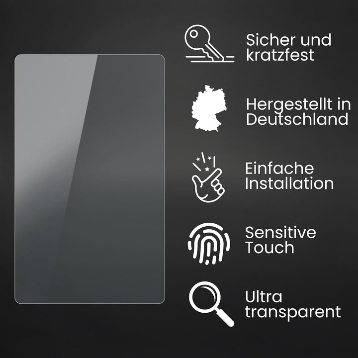 Bruni Schutzfolie kompatibel mit Huion Kamvas 13 Gen 3 Folie, glasklare Displayschutzfolie (2X)
