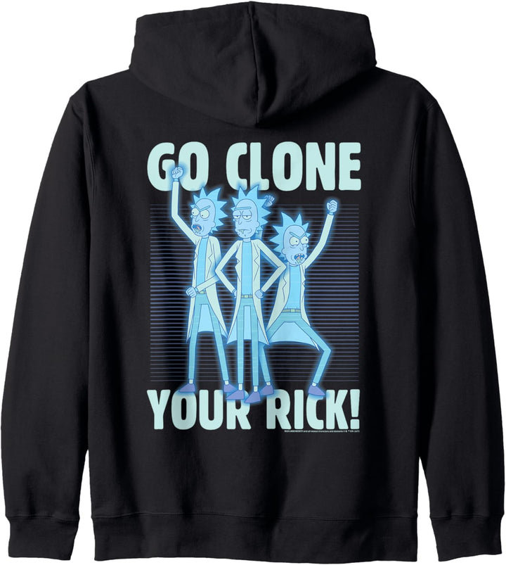 Rick and Morty Go Clone Your Rick Kapuzenjacke