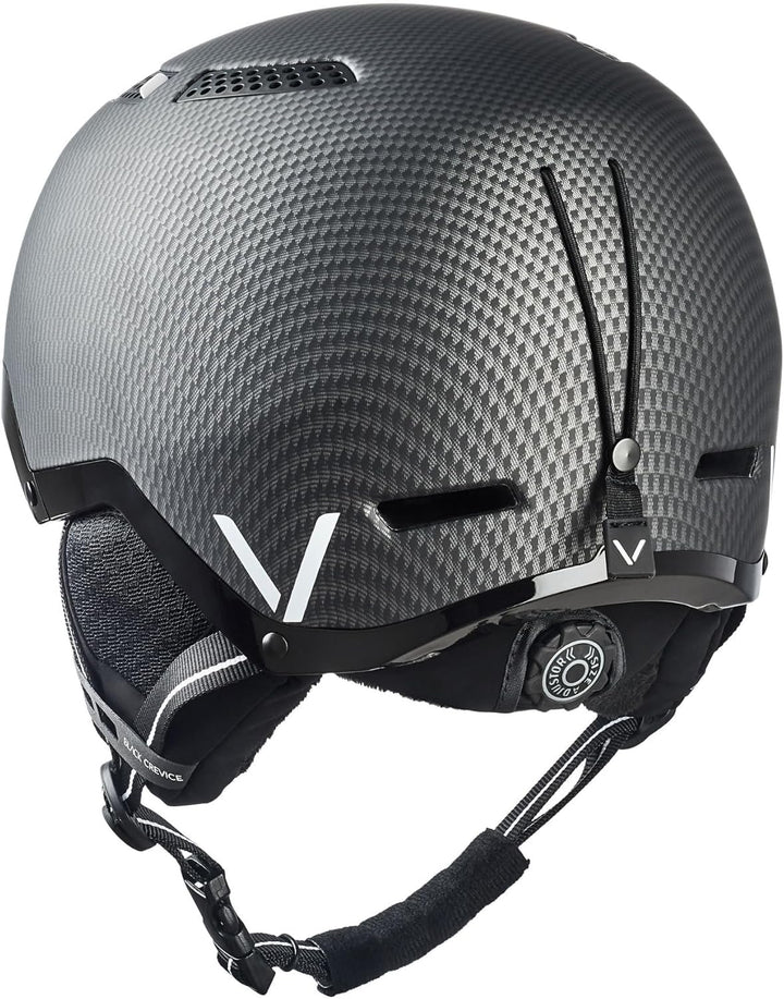 Black Crevice Skihelm Chamonix I Stossfester Skihelm in sportlichem Design I Skihelm Herren & Damen