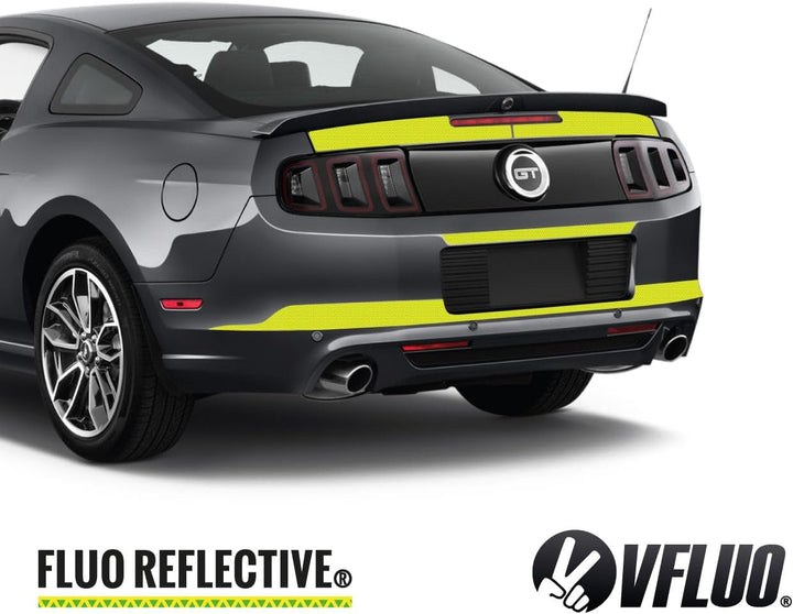 VFLUO 3M Reflective Colors, Retro-reflektierende Folie zum Ausschneiden für Motorräder, Motorroller,