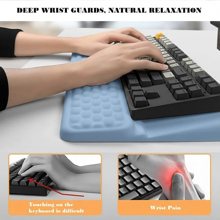 Tastatur Ständer mit Handgelenkauflage,Ergonomisches Tilt Tastaturständer,Ergonomischer Bequemer Wri