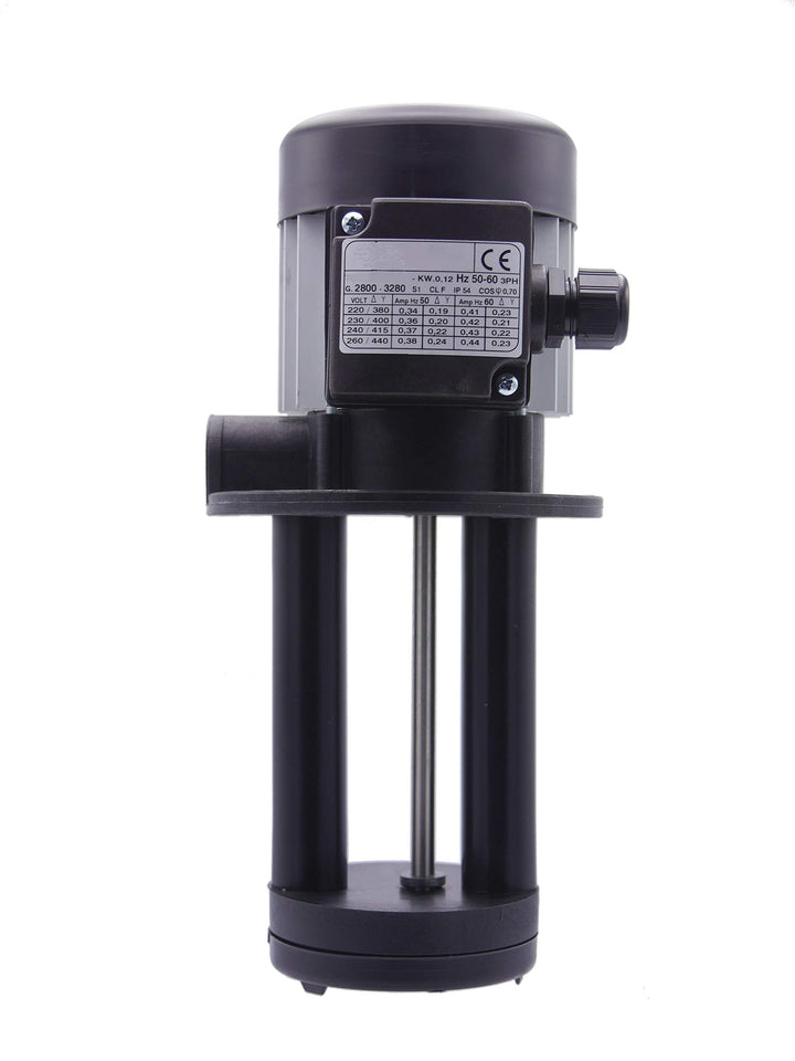 SMI Hochleistungs - Kühlmittelpumpe 150 mm Eintauchtiefe für Bandsägen, Drehmaschinen, Kreissägen, F