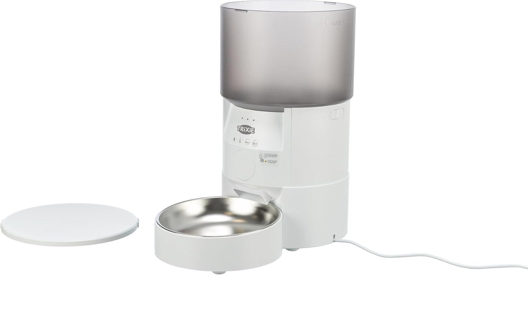 TRIXIE Futterautomat TX-S Smart 3.0L für Hunde & Katzen – programmier- und steuerbarer Futterspender