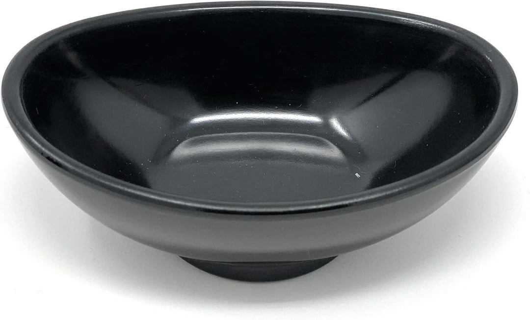 4x Dipschalen Melamin Set Schwarz 759 Snackschale Servierschale Klein Mini Saucenschälchen Soja Schw