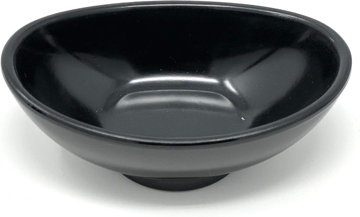 4x Dipschalen Melamin Set Schwarz 759 Snackschale Servierschale Klein Mini Saucenschälchen Soja Schw
