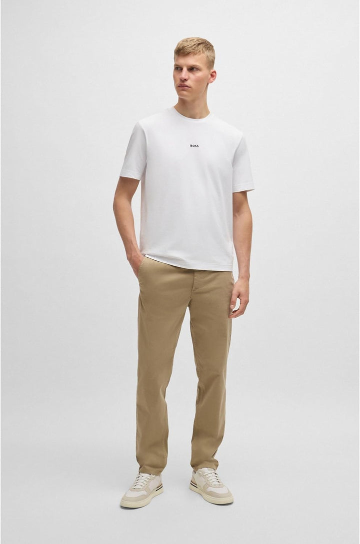 BOSS Tchup Herren T-Shirt, T-Shirt, 50473278, Weiss, 50473278 XL