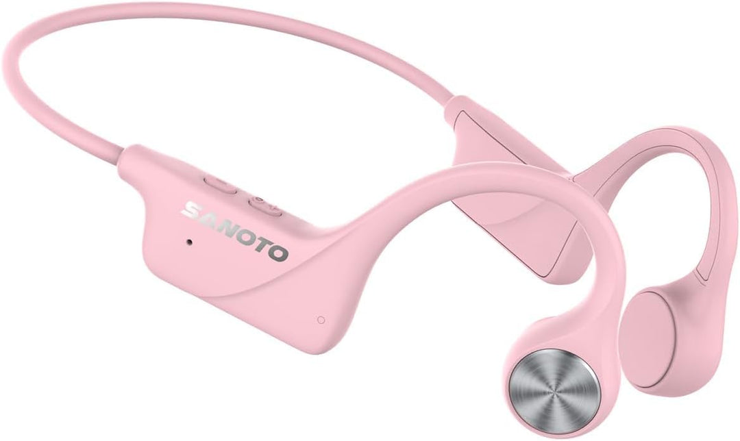 SANOTO Knochenschall Kopfhörer Bluetooth 5.3,Open Ear Kopfhörer Kabellos Bone Conduction Kopfhorer I