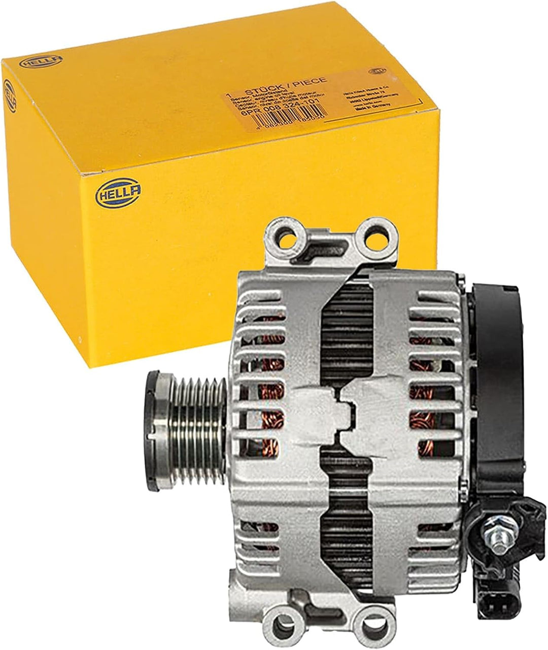 HELLA - Generator/Lichtmaschine - 14V - 180A - für u.a. BMW 3 (E90) (E91) - 8EL 015 637-041