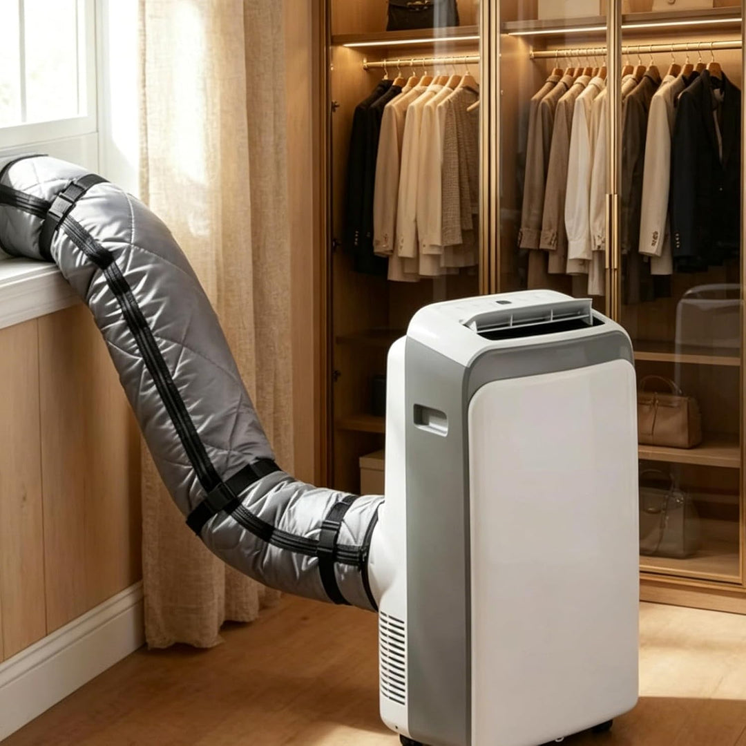 Zerodeko Isolierhülle für Klimaanlagenschläuche aus Aluminiumfolie und Oxford Stoff Flexible Passfor