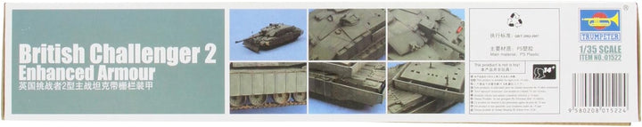 Trumpeter 01522 Modellbausatz British Challenger2 with Anti-Heat Fence