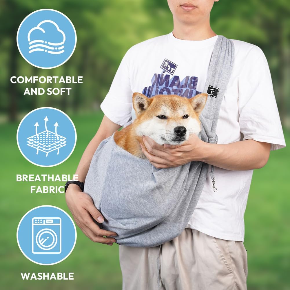 Hundetrage, Hundetragetuch, Umhängetasche für Haustiere, Hundetasche, Tragetasche Hund, Hunde Traget