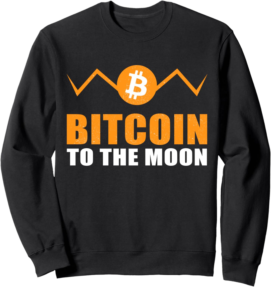 "Bitcoin to the moon" Krypto Trader Sweatshirt