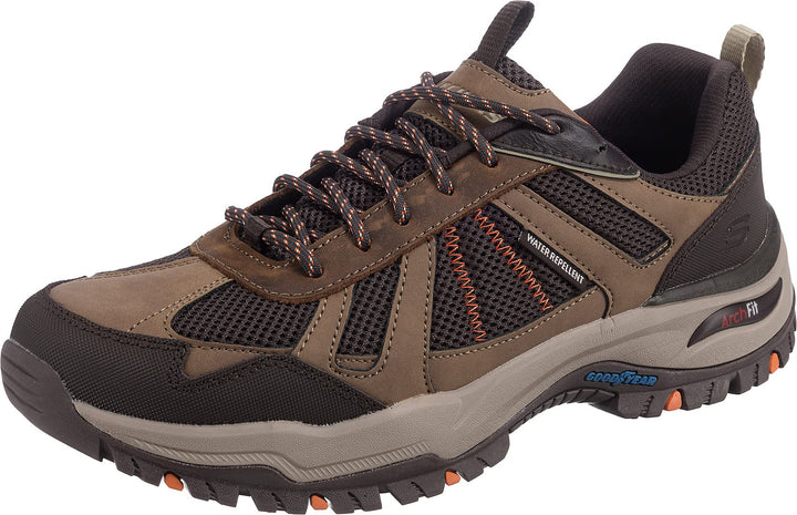 Skechers Herren Arch Fit Dawson Vortego Walking-Schuh 41.5 EU Desert Leather Mesh, 41.5 EU Desert Le
