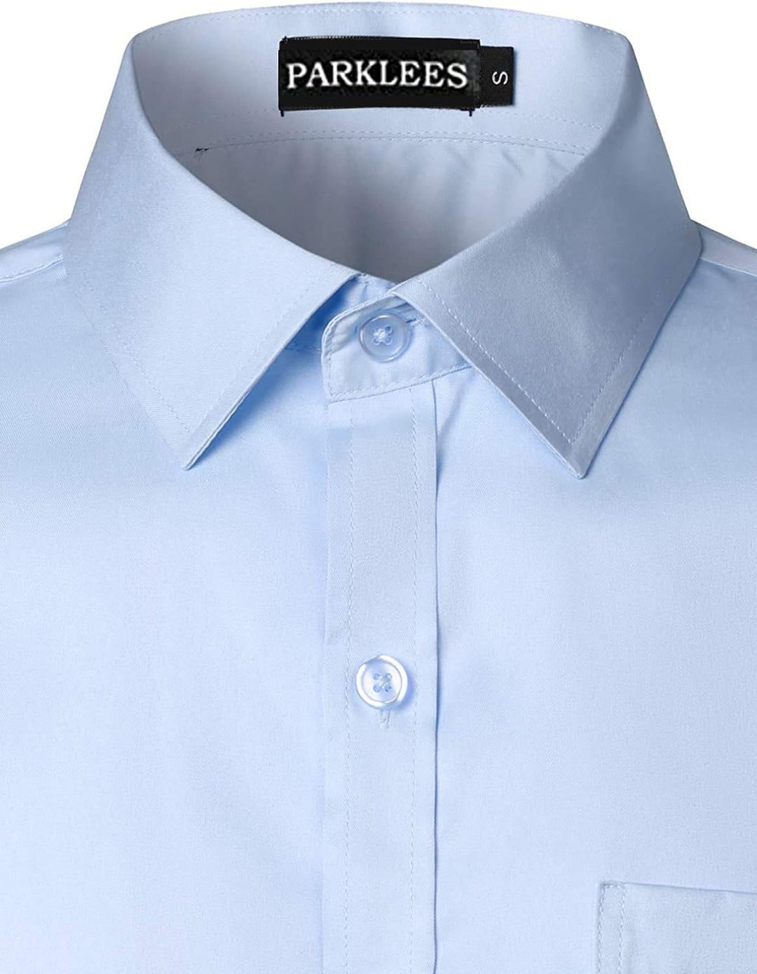 Parklees Herrenhemd, urban, modisch, Freizeit- und Businesshemd, schmale Passform, lange Ärmel, Knop