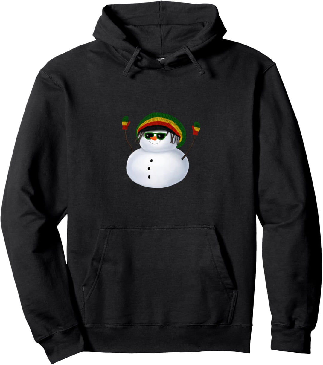 Rasta Schneemann (D010-0637A) Pullover Hoodie