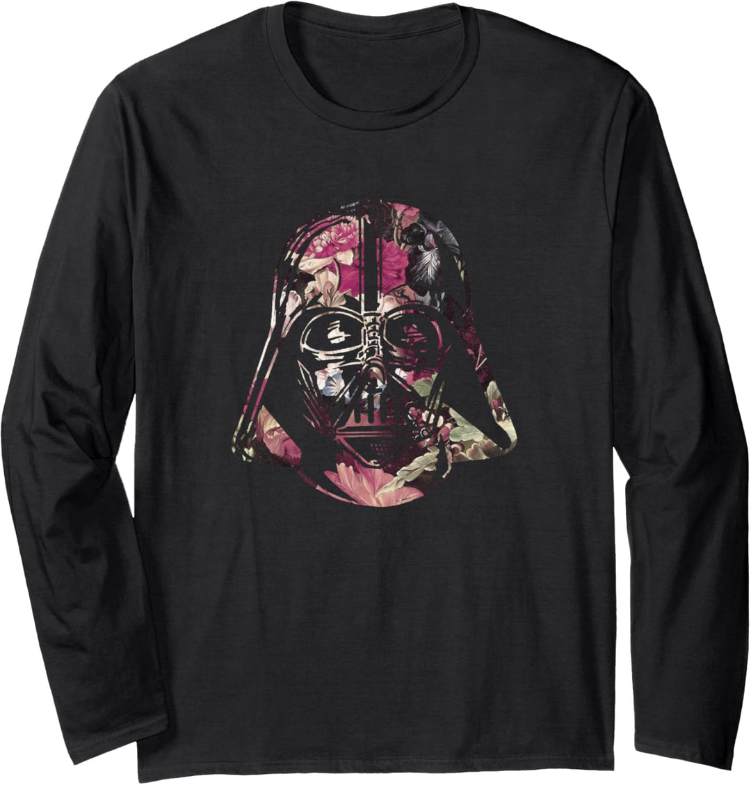 Star Wars Darth Vader Floral Print Langarmshirt