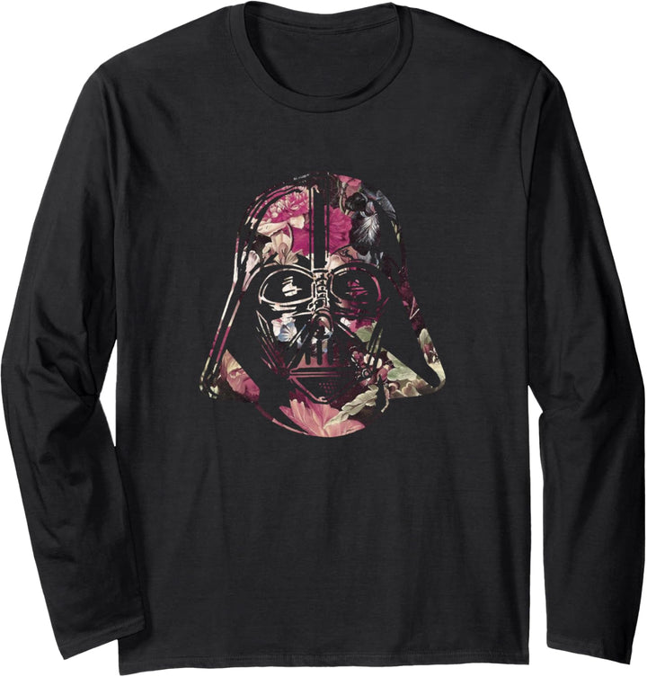 Star Wars Darth Vader Floral Print Langarmshirt