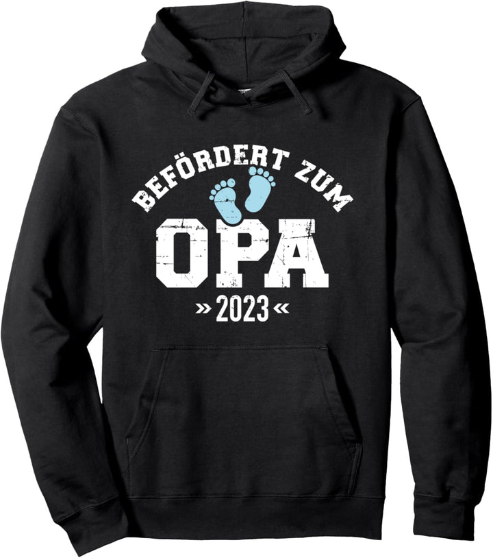 Befördert zum Opa 2023 Schwangerschaft verkünden Pullover Hoodie