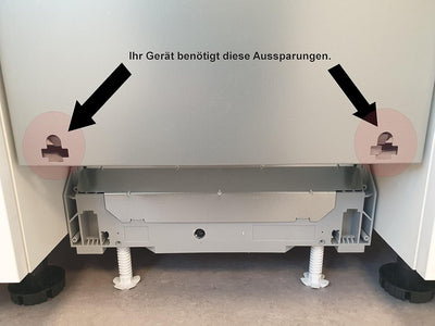 2 x Frontbefestigung Geschirrspüler passend für BSH Bosch, Siemens, Neff, Edelstahl Halterung Spülma