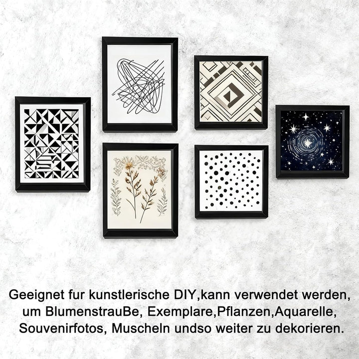 Bilderrahmen zum Befüllen, Tiefer Bilderrahmen zum Befüllen 25 x 25 cm, mit Transparente Acrylplatte