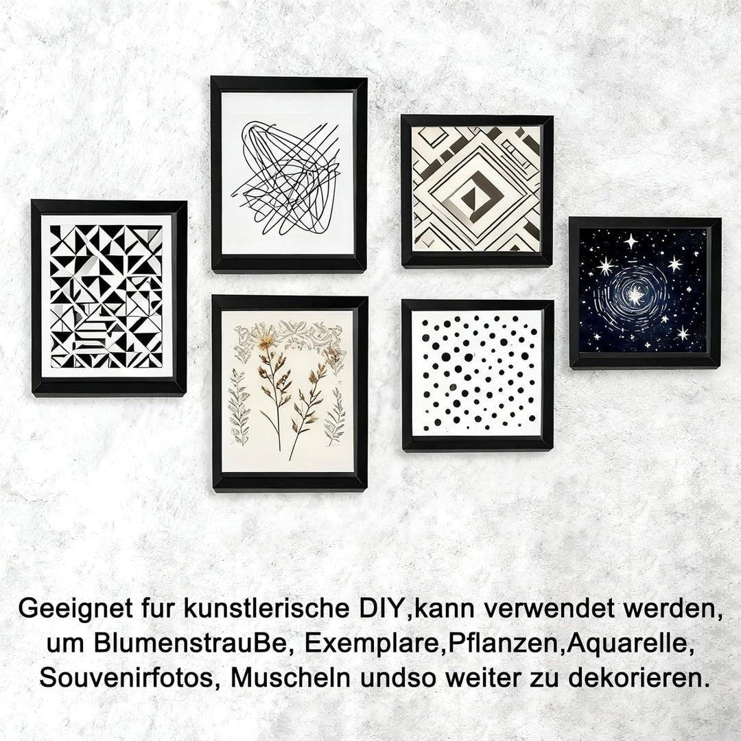 Bilderrahmen zum Befüllen, 30 x 40 cm, Objektrahmen Tiefer 3 cm, Tiefer Bilderrahmen zum Befüllen, m