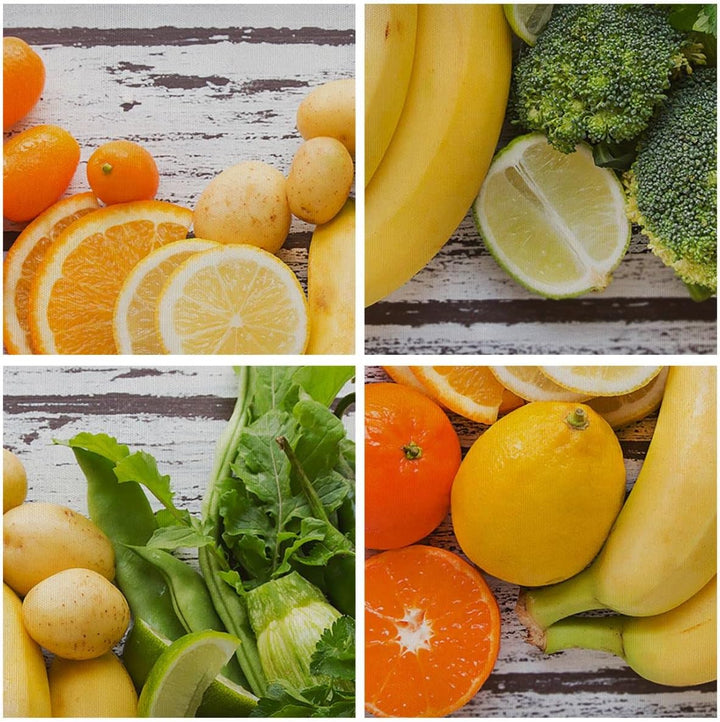 Bilder auf Leinwand 100x70cm Leinwandbild Essen Gemüse Essen frisch Gross Wanddeko Bild Schlafzimmer